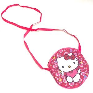 Hello Kitty Cross Body Purse Fuchsia Pink
